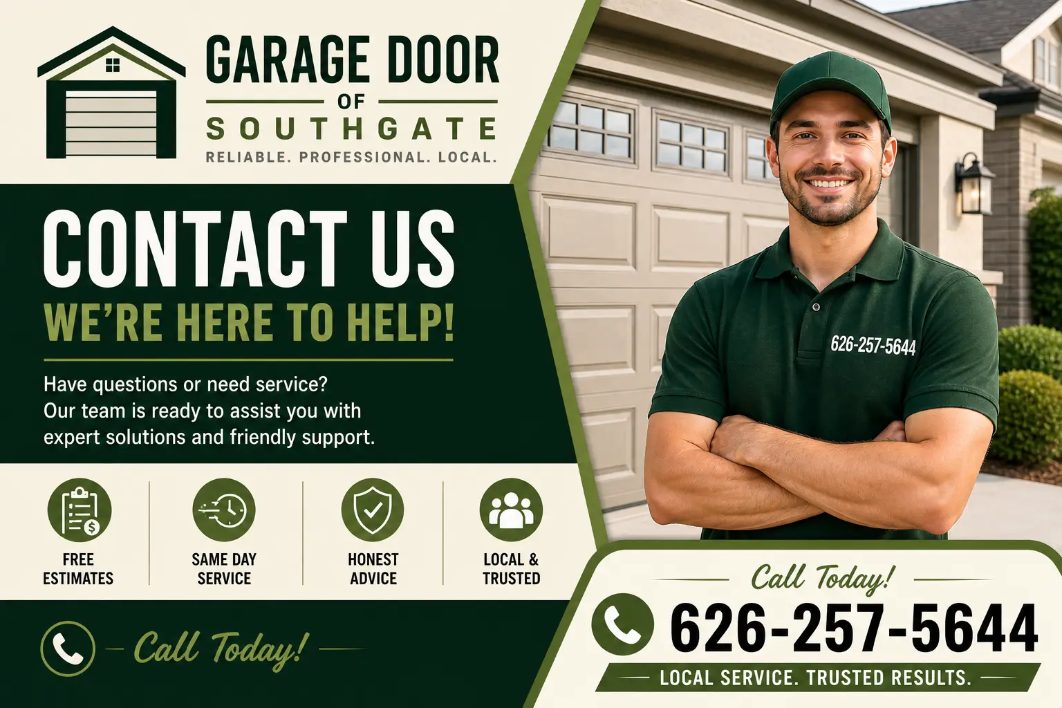 Garage Door of Southgate